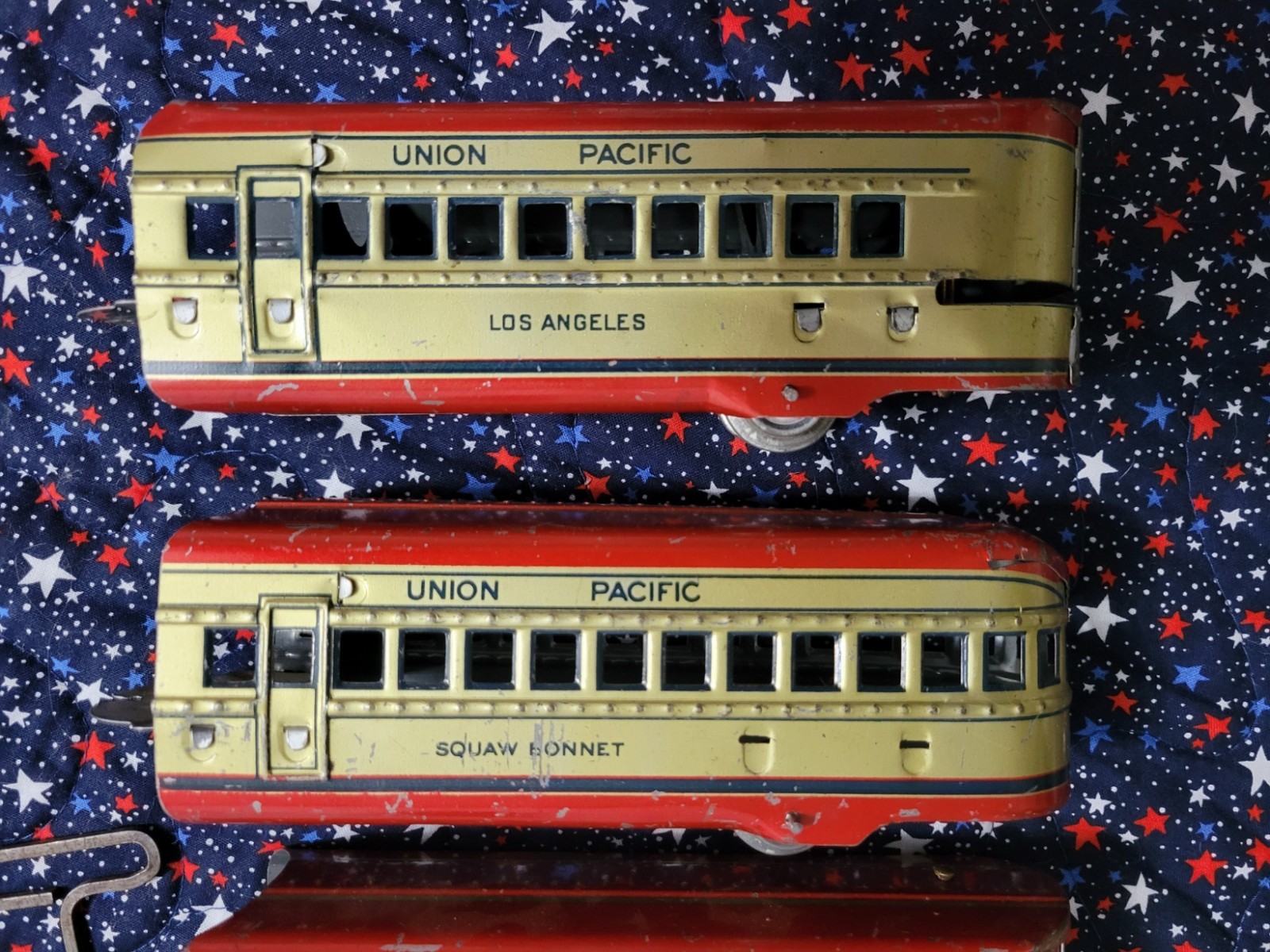 Marx M10005 Union Pacific Articulated O gauge Streamliner 4 Car Set