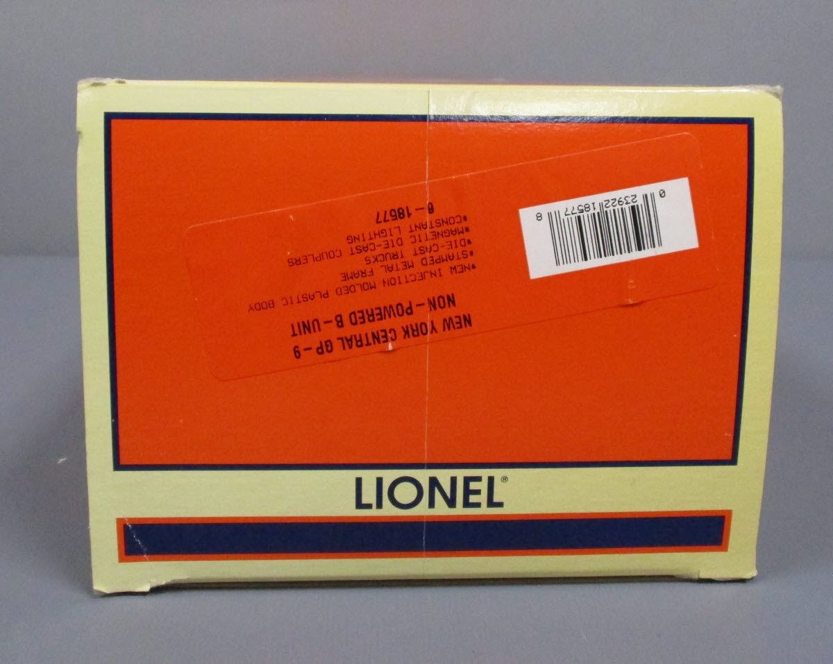 Lionel 6-18577 O Gauge New York Central GP-9 Non-Powered Diesel B-Unit #2385 LN