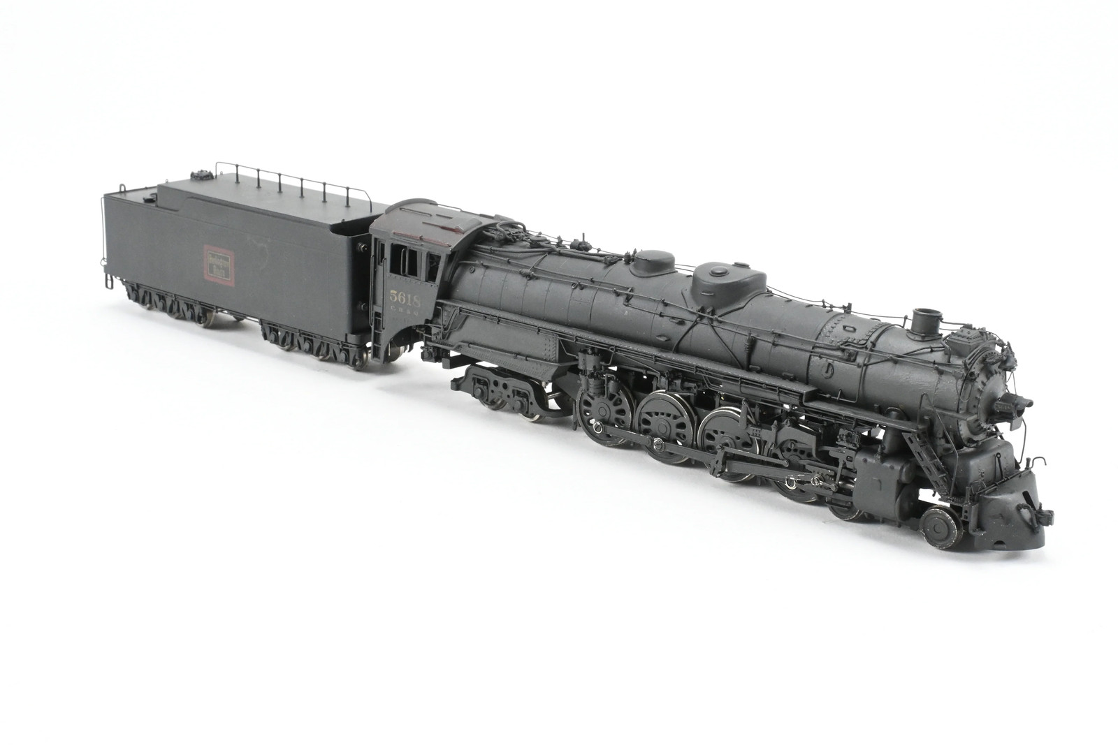 HO Brass NJ Custom Brass CB&Q Burlington Route Class O5B 4-8-4 Custom Painted
