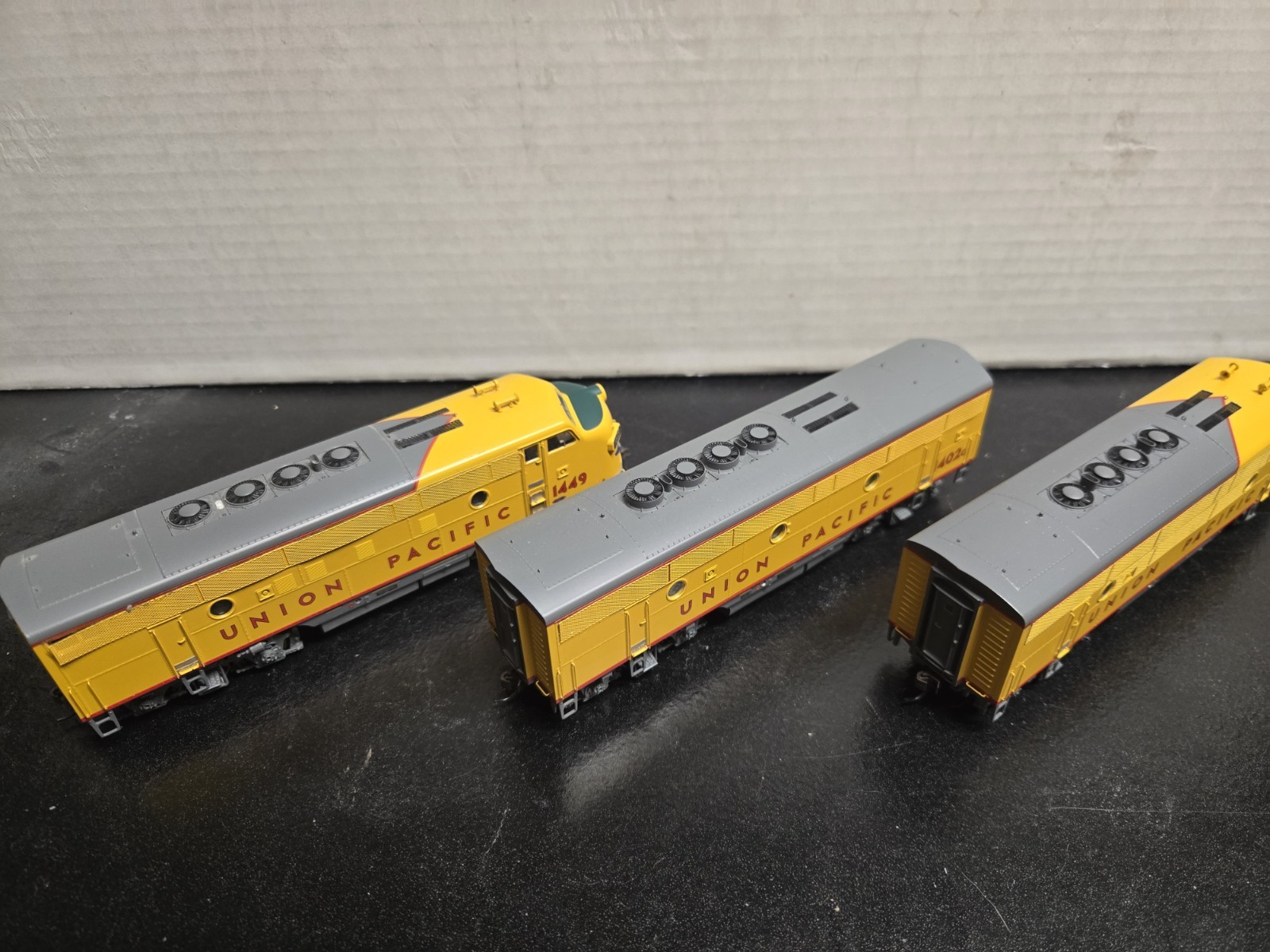 HO Scale Athearn Genesis EMD F3, UP Union Pacific ABA Set Of 3, DCC Ready