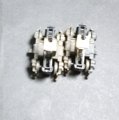 Ho Athearn Diesel locomotive Gp35 4 wheel trucks pair vintage.