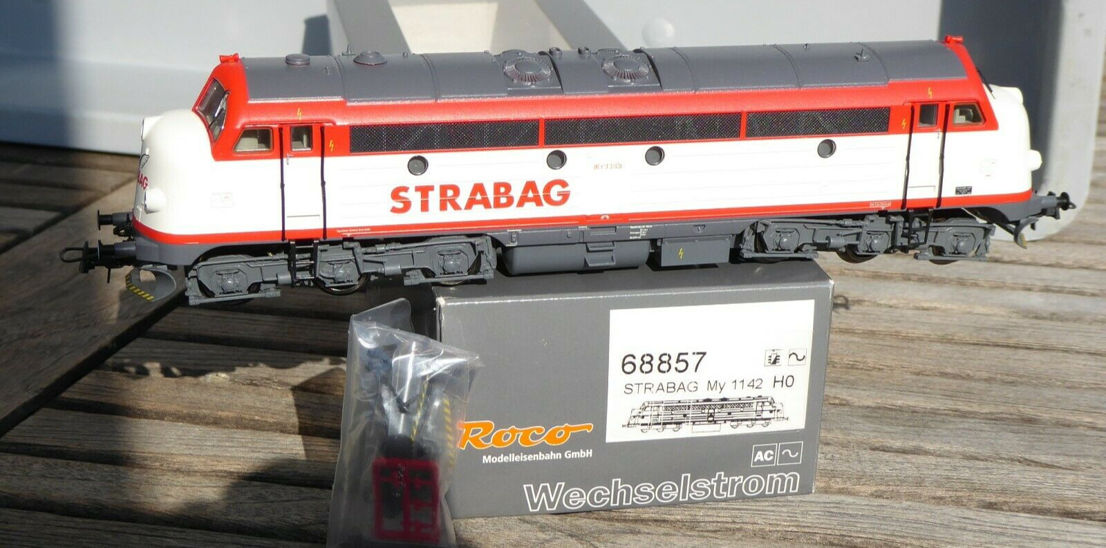 Roco 68857 H0 3-Leiter AC Digital+Analogue Diesel My ( Nohab ) Strabag Epoch 5/6