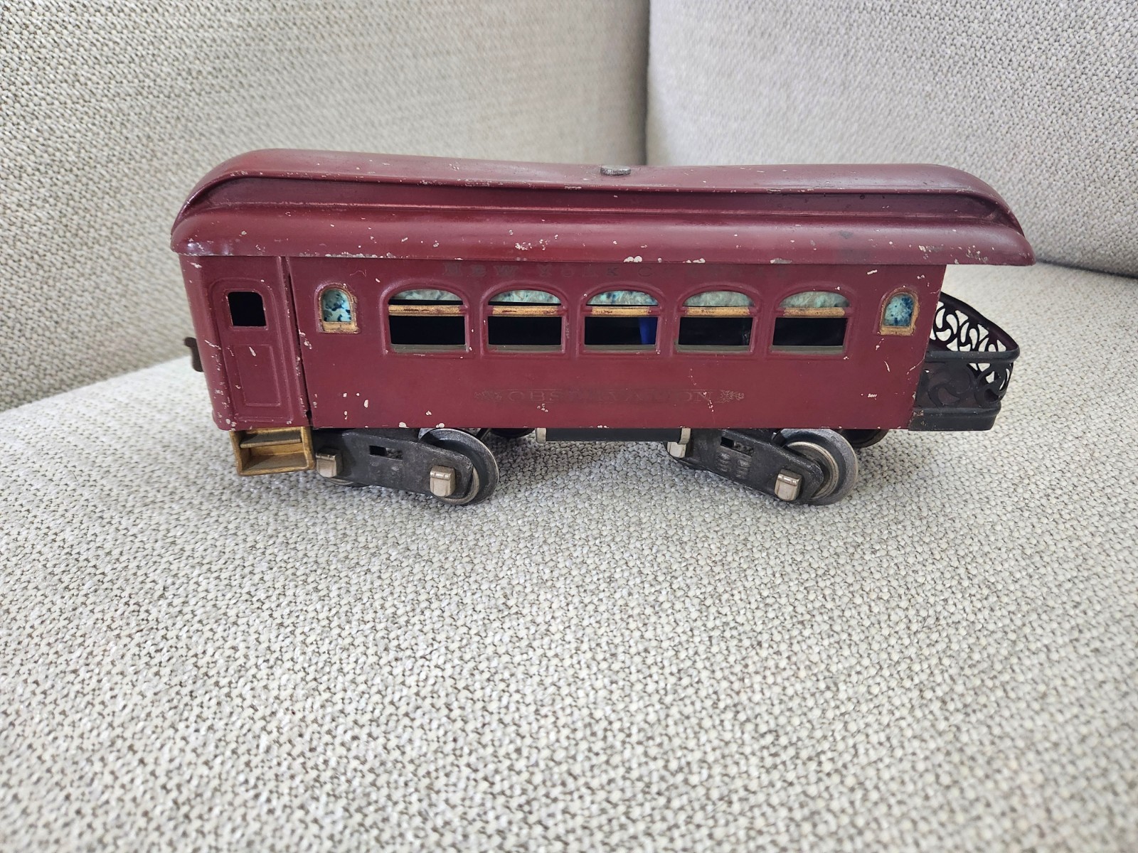 Lionel No. 8 Engine, No. 35 and No. 36 Cars, Vintage 1925, origina 350 set T304