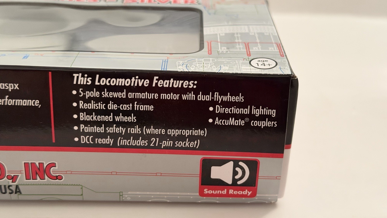 Atlas Silver HO 10004349 Dash 8-39B Loco LMX General Electric Leasing #8594