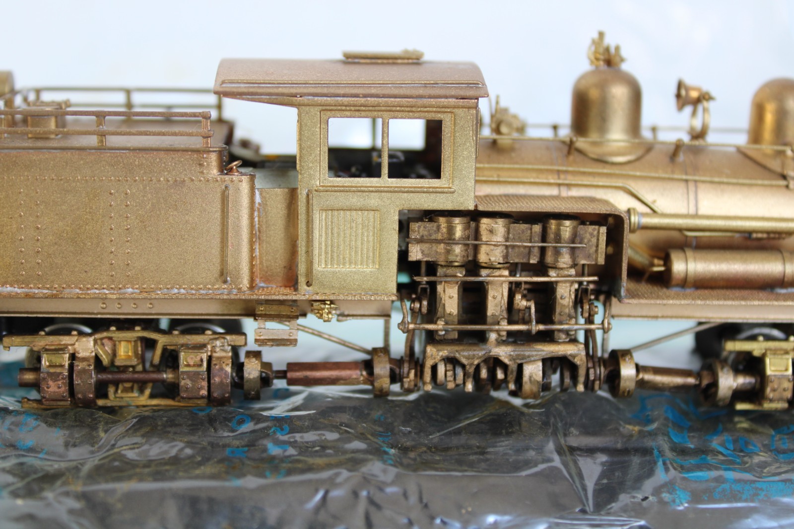 Pacific Fast Mail United Brass Geared Locomotive 2-Truck Shay Class “B” w/ box