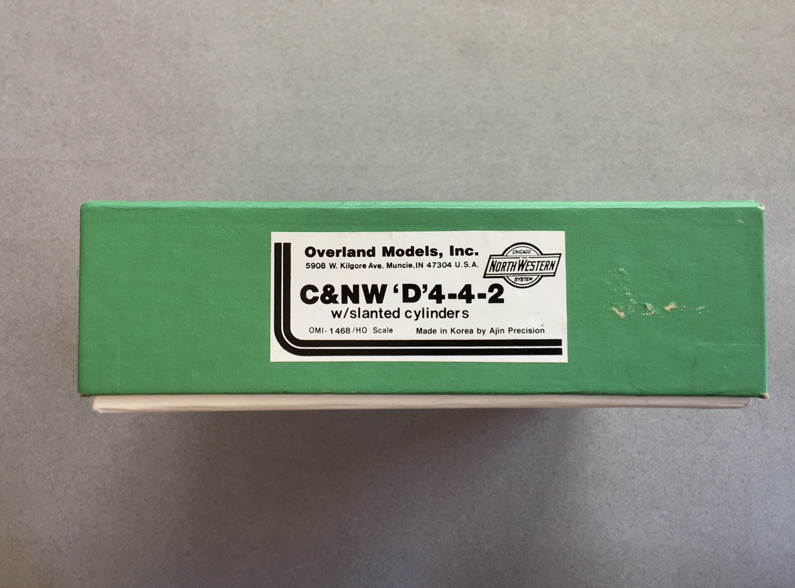 HO BRASS 4-4-2, C&NW ‘D’ Class by OMI – 1468, Slated Cylinders, Super Detailed
