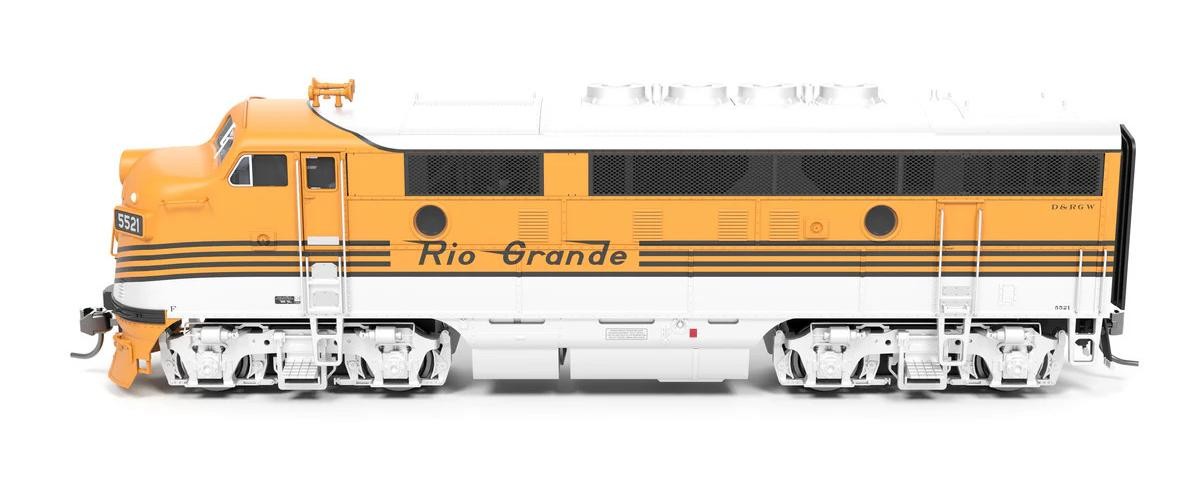 Broadway Limited HO Scale ~ EMD F3A ~ Denver Rio Grande DRGW #5524 ~ DC Version