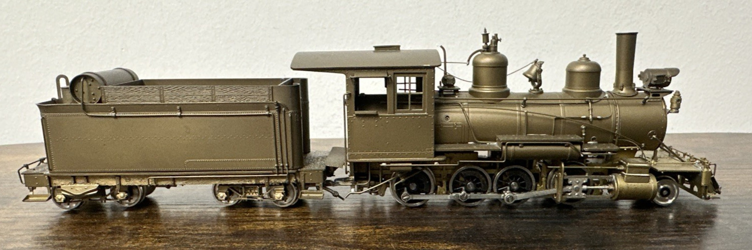 Pacific Fast Mail Sn3 Brass C-16 Class 2-8-0 D&RGW #223 Unpainted Runs Well!