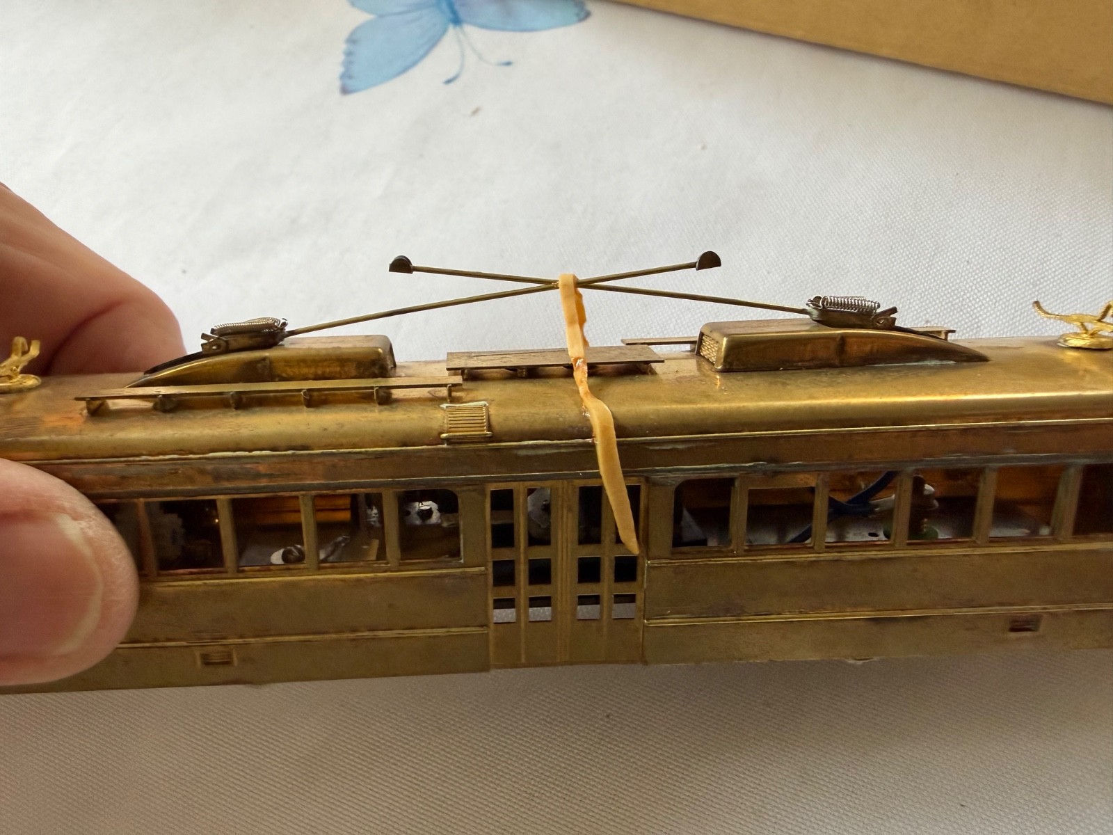 HO SUYDAM #5001 PACIFIC ELECTRIC DOUBLE-END “P.C.C.” STREETCAR ( POWERED)