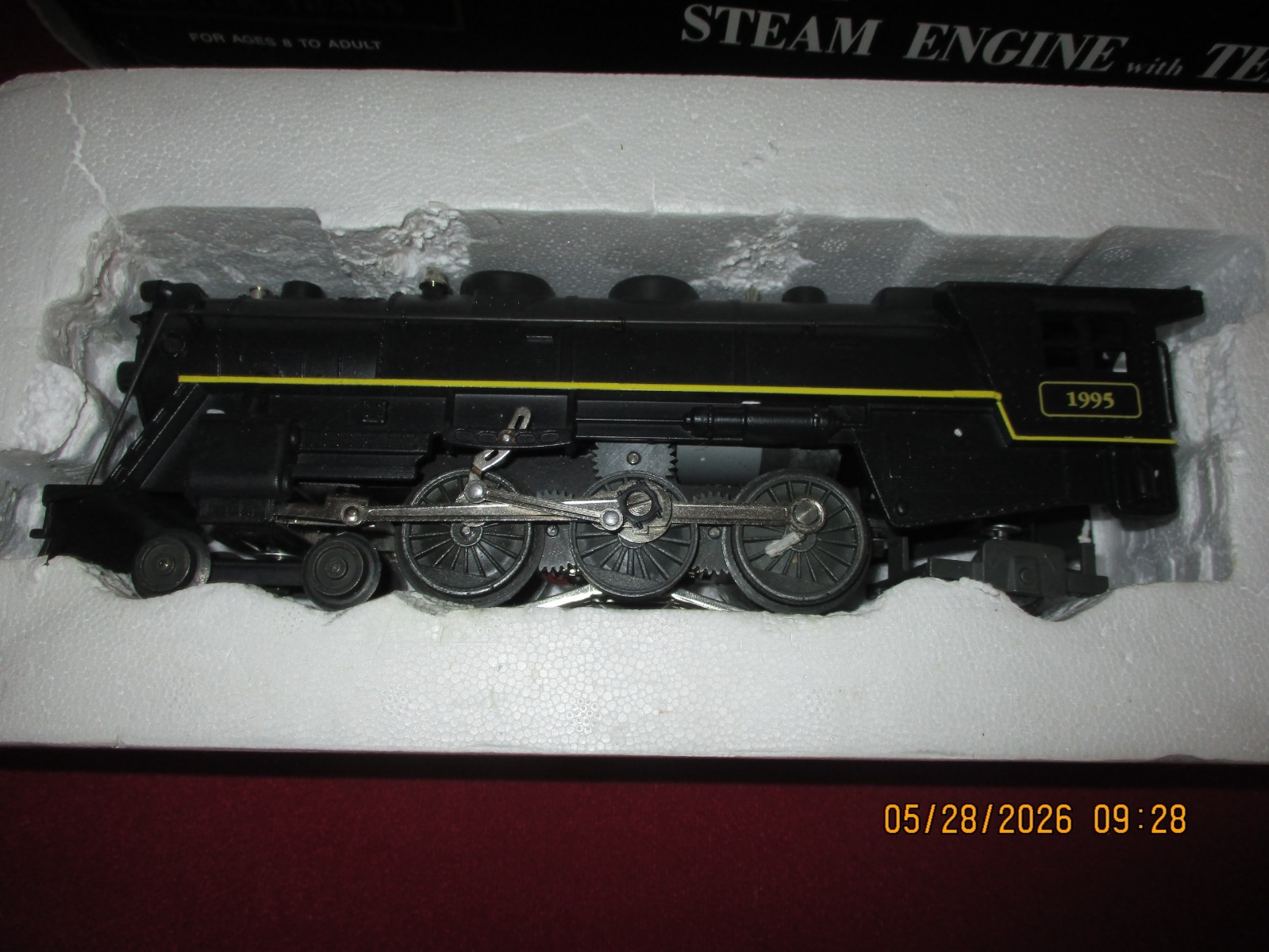 K-LINE O GAUGE K309101 READING STEAM ENGNIE & TENDER SCHUYLKILL HAVEN ~OPEN BOX
