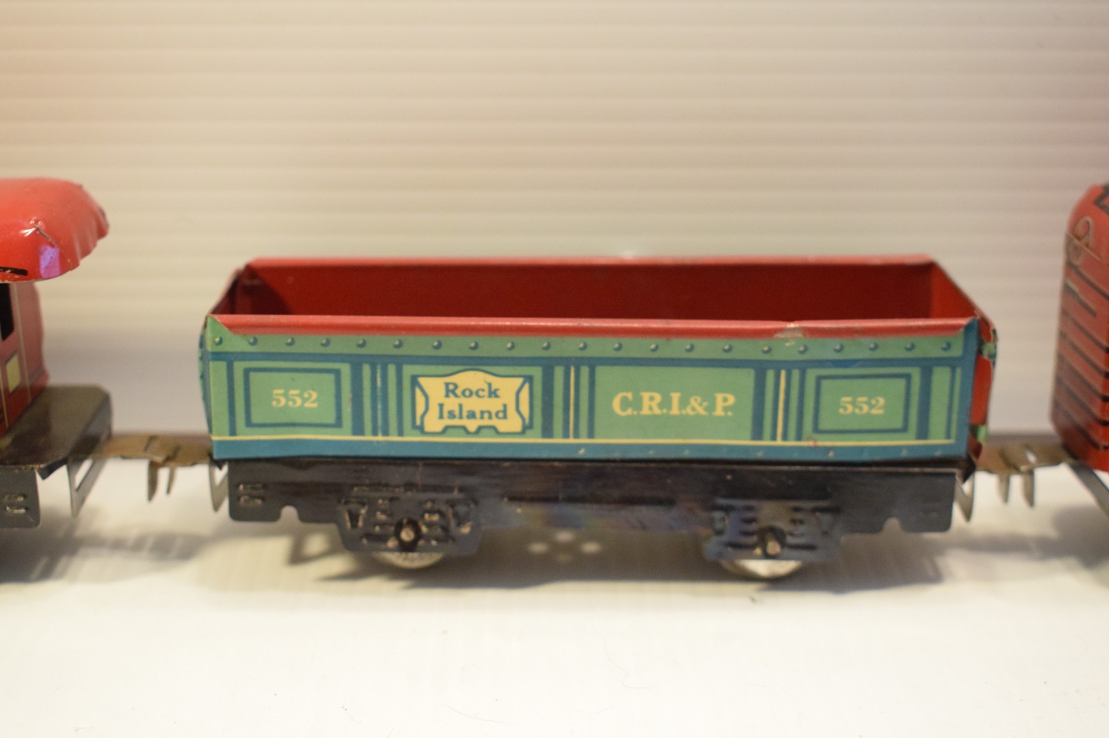 MARX 8995 BOXED TRAIN TRANSFORMER SET LOCOMOTIVE TENDER CABOOSE 5 CARS WORKS