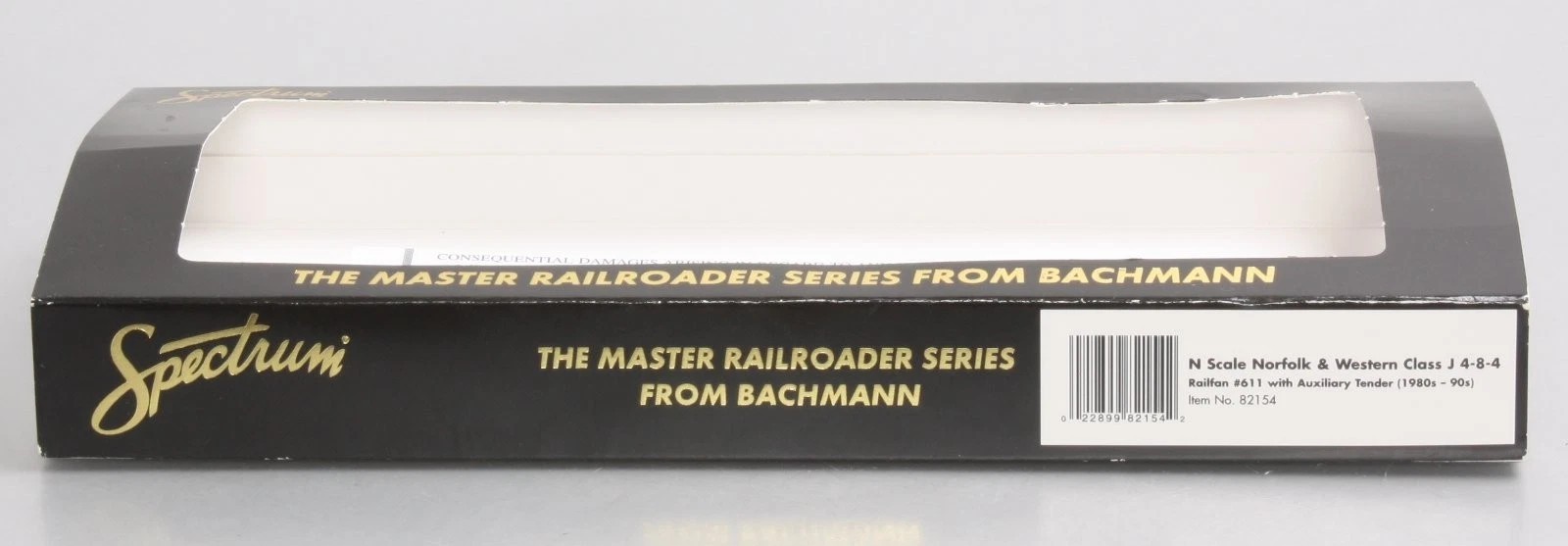 Bachmann 82154 N N&W Class J 4-8-4 Steam Locomotive & Aux. Tender Not Running,