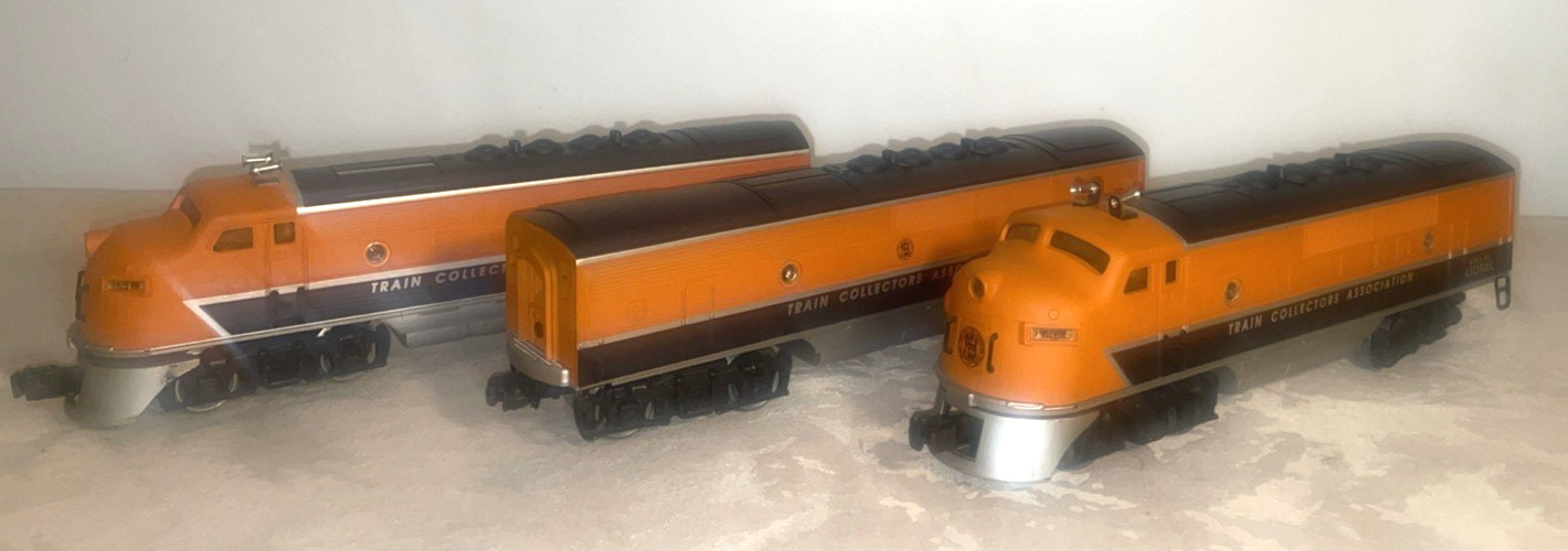 VINTAGE Lionel 6-11737 TCA 40th Anniversary F-3 Diesel A-B-A Set, 1993U