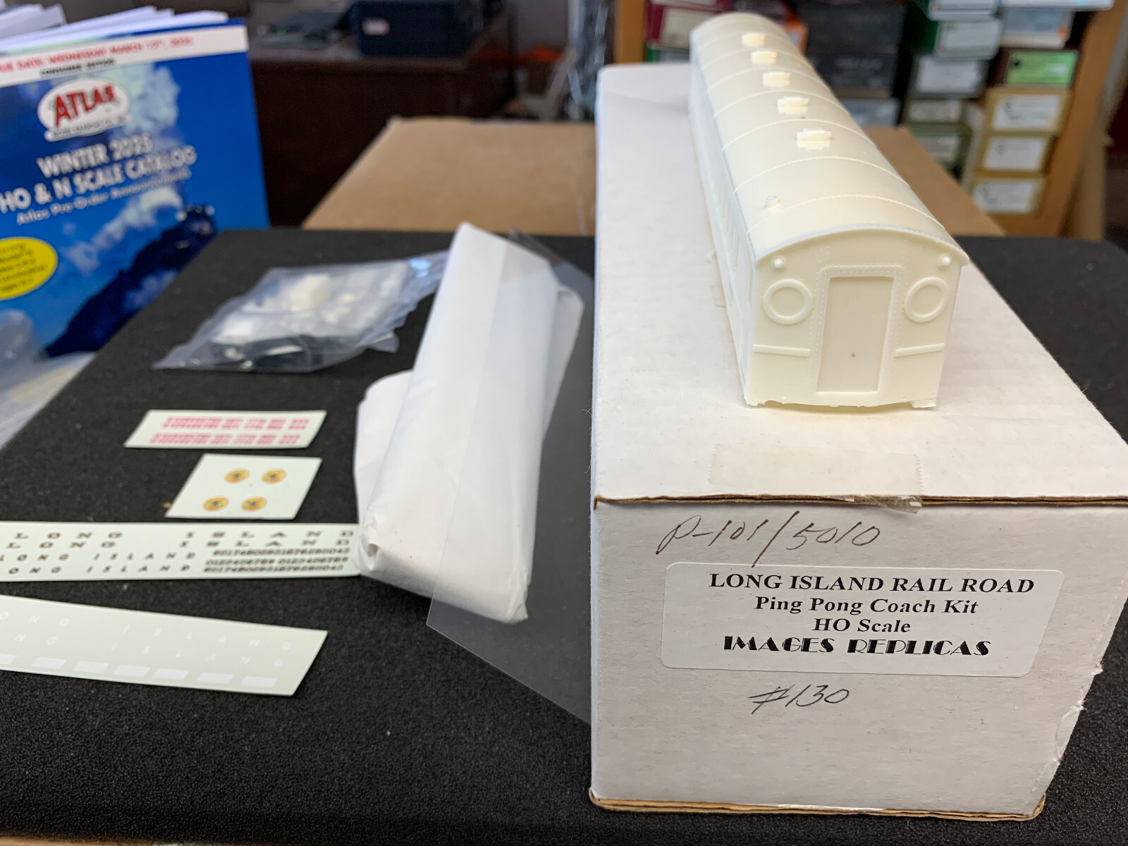 IMAGES REPLICAS HO RESIN KIT LONG ISLAND RAILROAD PING PONG COACH P-101/5010 OOP