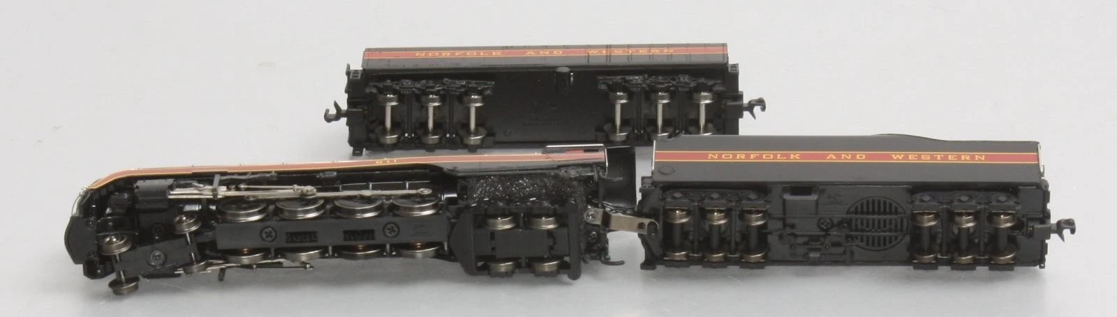Bachmann 82154 N N&W Class J 4-8-4 Steam Locomotive & Aux. Tender Not Running,