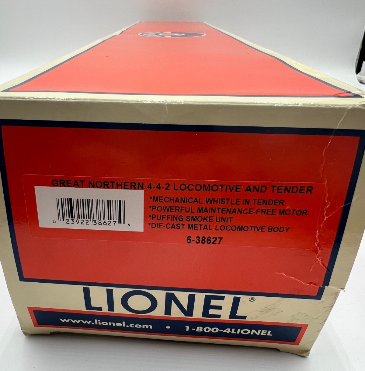 Lionel 6-38627 Great Northern 4-4-2 Steam Locomotive & Tender O-Gauge Train NIB