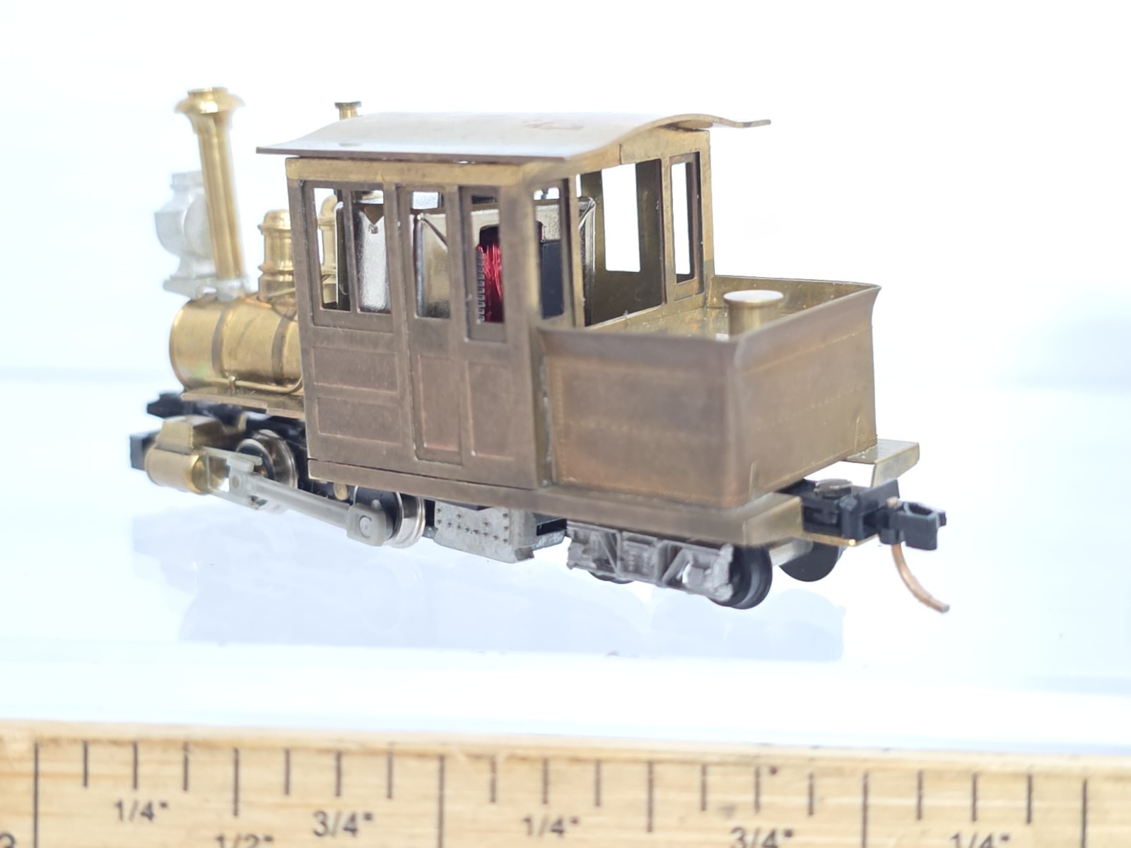 HOn30 Joe Works R206 Brass 0-4-4T Forney Steam Loco Sandy River As Is Read Desc.