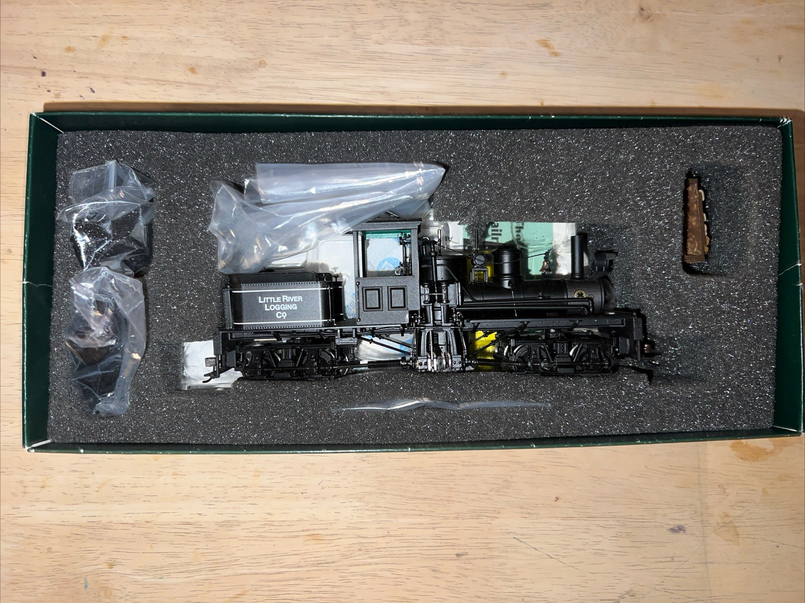 Bachmann Spectrum ON30 two-truck Shay loco No 25663 Little River Logging Co