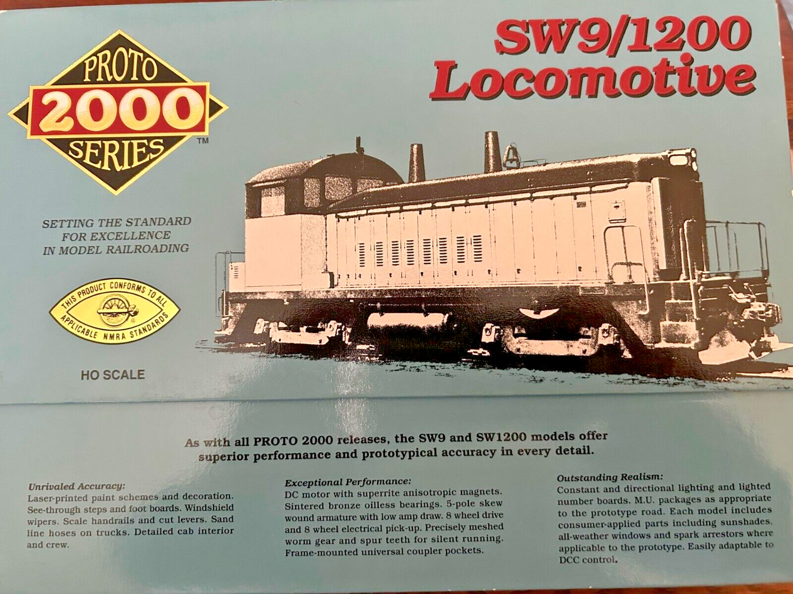 CANADIAN PACIFIC – CP RAIL SW9/1200 SWITCH LOCO – DC HO Scale “RED” NEW OOP RARE