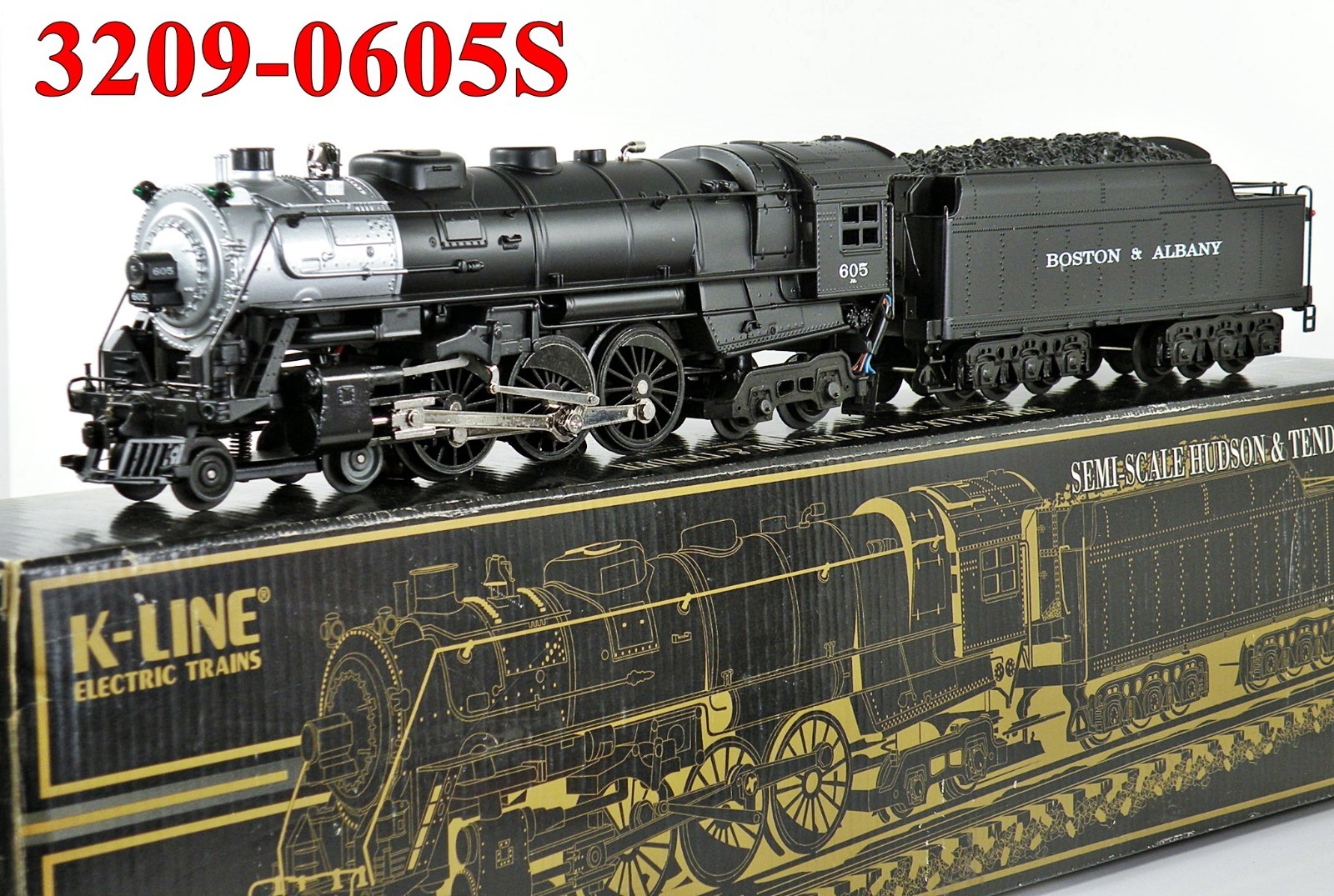 K-Line K3209-0605S Boston & Albany B&A 4-6-4 Hudson w/Digital RealSounds