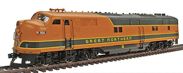 GREAT NORTHERN E7A DCC / QUANTUM SOUND MARS ” EMPIRE BUILDER ” HO Scale NEW OOP