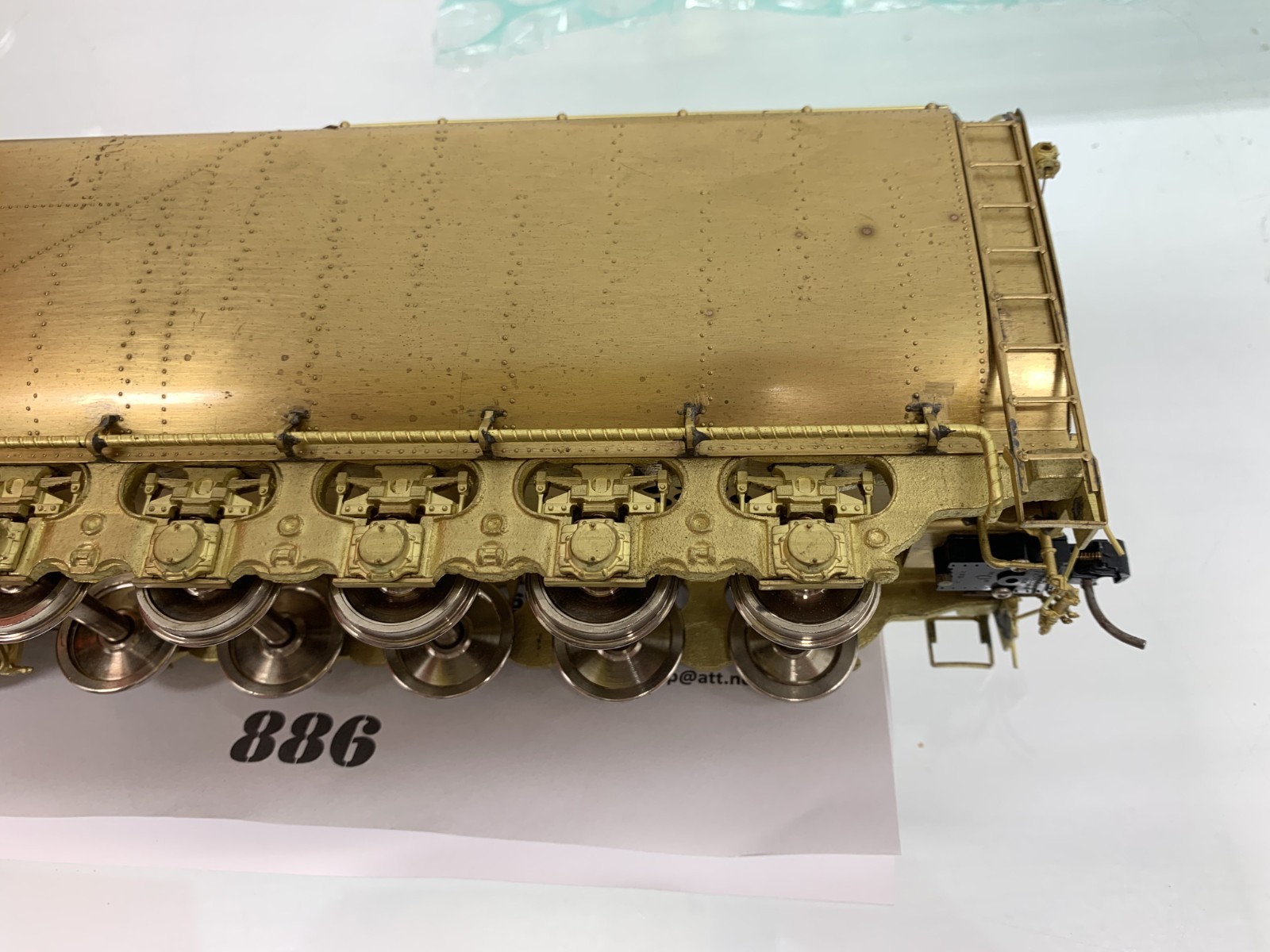 886 KTM Brass Crown Series PSC Tender UP Challenger or UP Big Boy O Scale 2 Rail