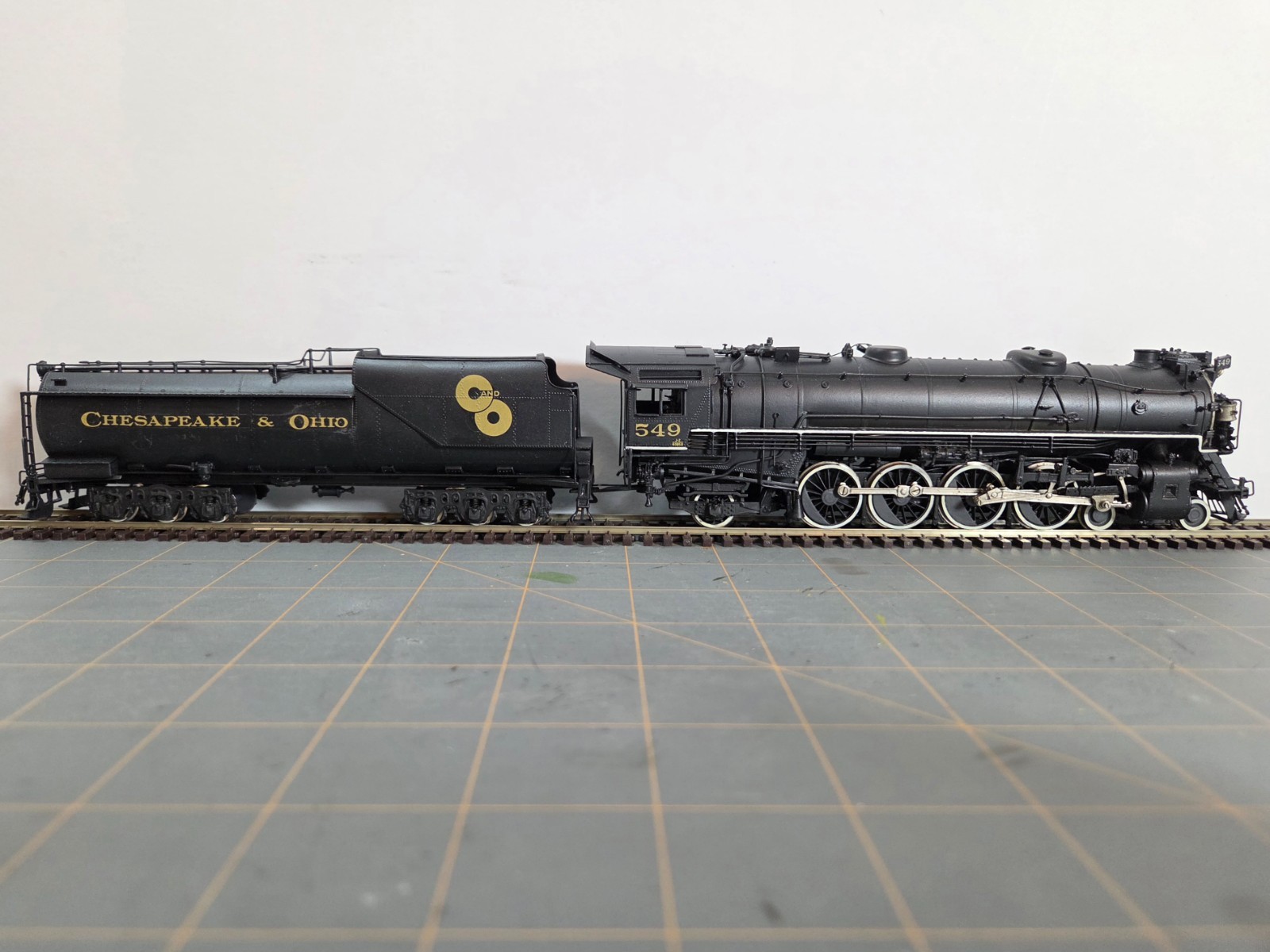 Chesapeake & Ohio 4-8-2 – J-2 Class – HO Brass Locomotive – NJ Custom Brass
