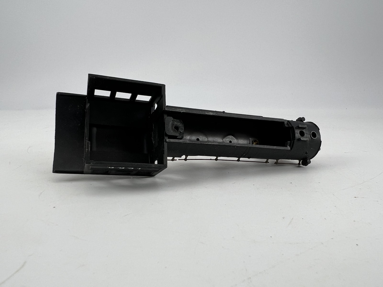 HO Scale I.C.R.R. Steam Locomotive Boiler Shell ONLY Black/Red Good