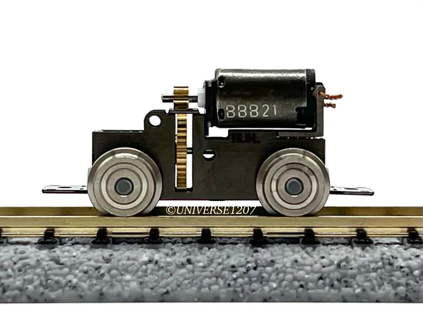 Z/Nn3/Nm/HOn2/HOf/HOi Gauge Aru Locomotive Power Drive Chassis 14mm/D5.2mm