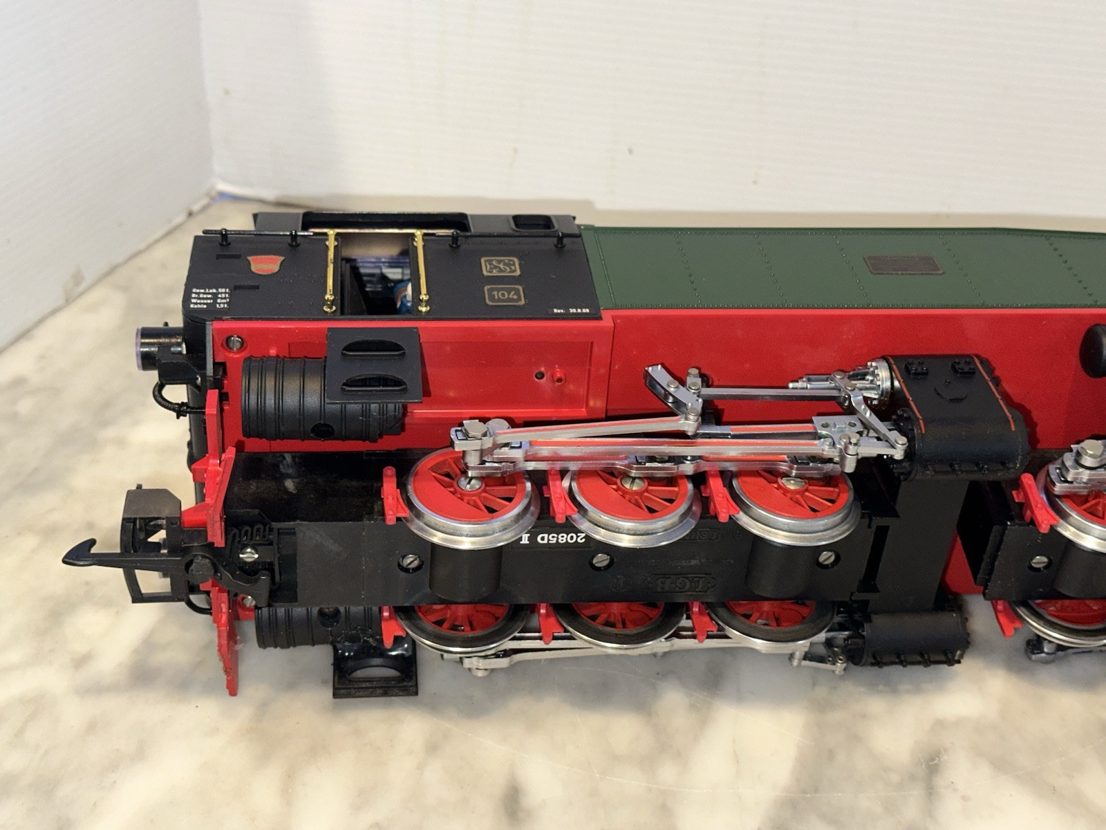 Lgb G 2085D ESG 0-6-6-0 Mallet Steam Engine #104 In Box