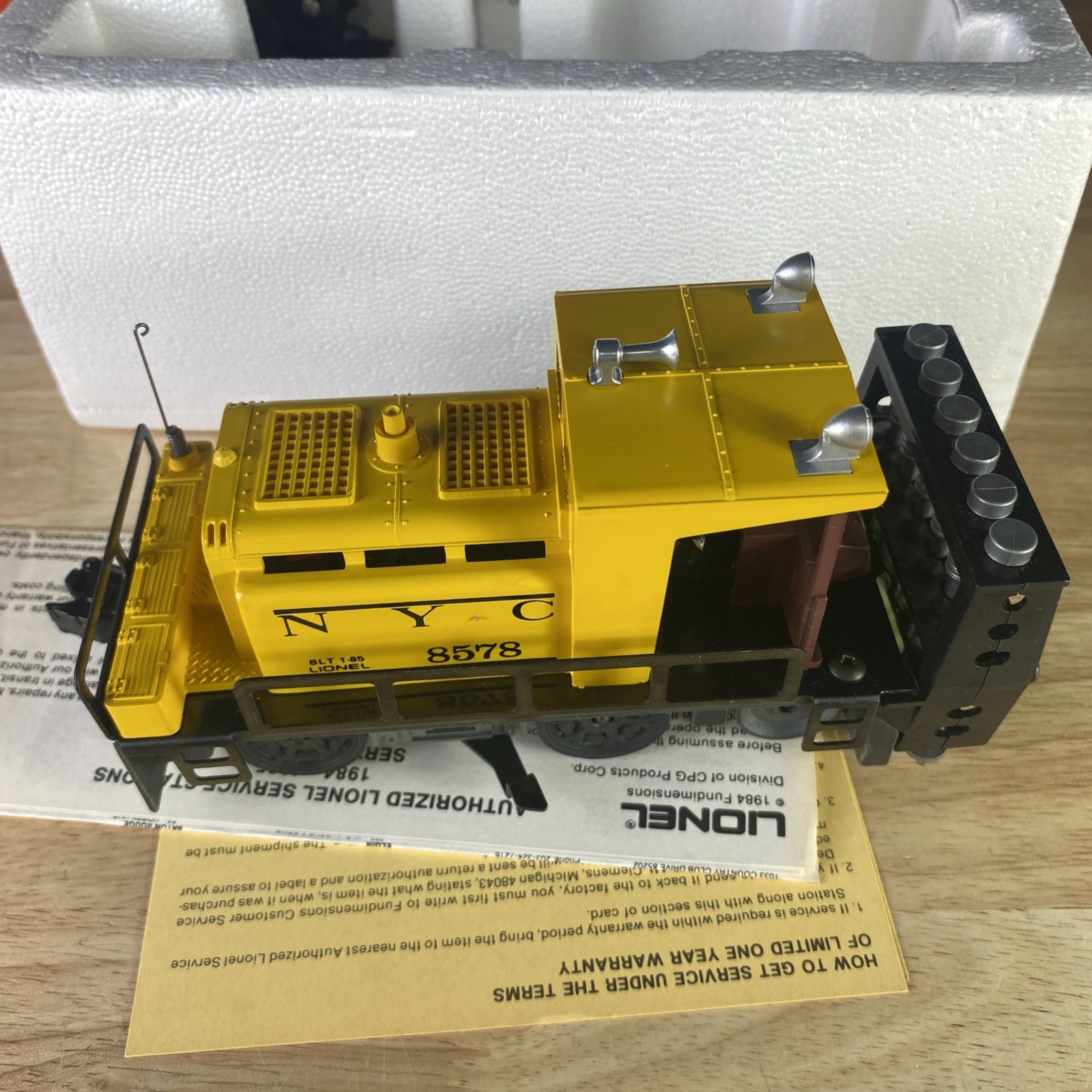 O/O27 Gauge Lionel New York Central Track-Ballast Tamper #6-8578