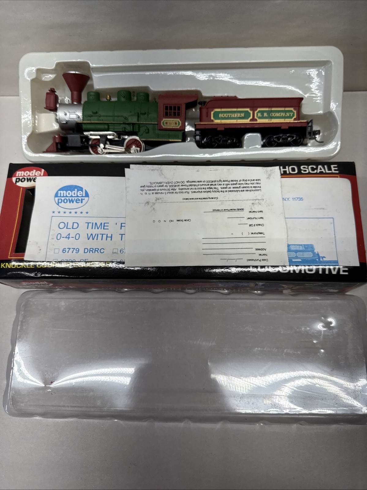 HO Scale 0-4-0 Fat Boy Model Power 6782 Southern w/Tender #96782 Knuckle Coup
