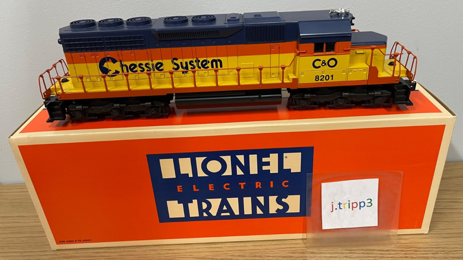 Lionel 6-18201 Chessie System C&O SD-40 Conventional Diesel Engine O Gauge Train