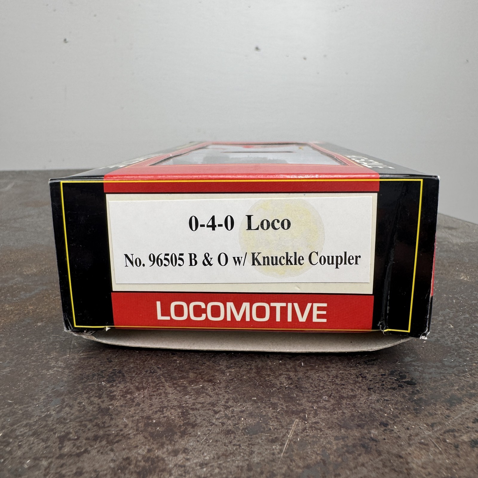 MODEL POWER HO 0-4-0 Locomotive B&O 143 w/ Knuckle Coupler #96505