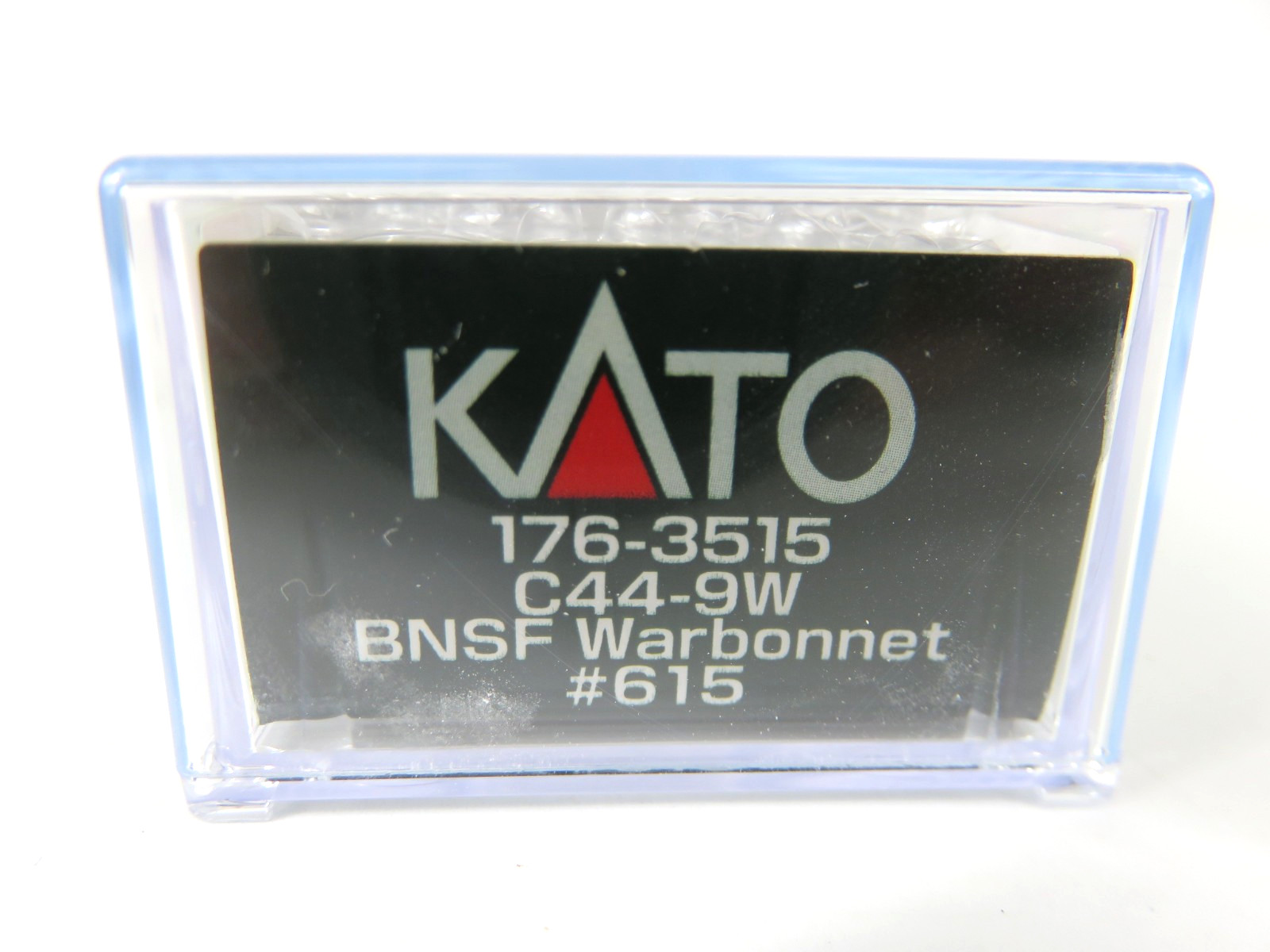 Kato 176-3515 N Scale BNSF Warbonnet GE C44-9W “Dash-9” Diesel Locomotive 615