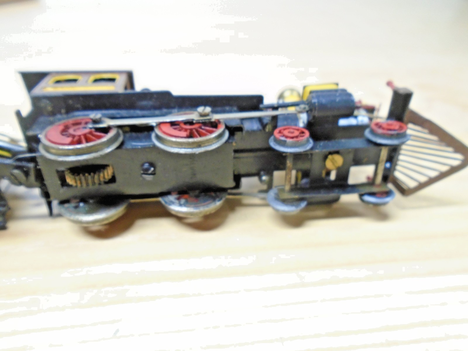 Nicely Finished Akane Brass HO D&RGW Loco 4-4-0 & Wood Load Tender Runs/Lights