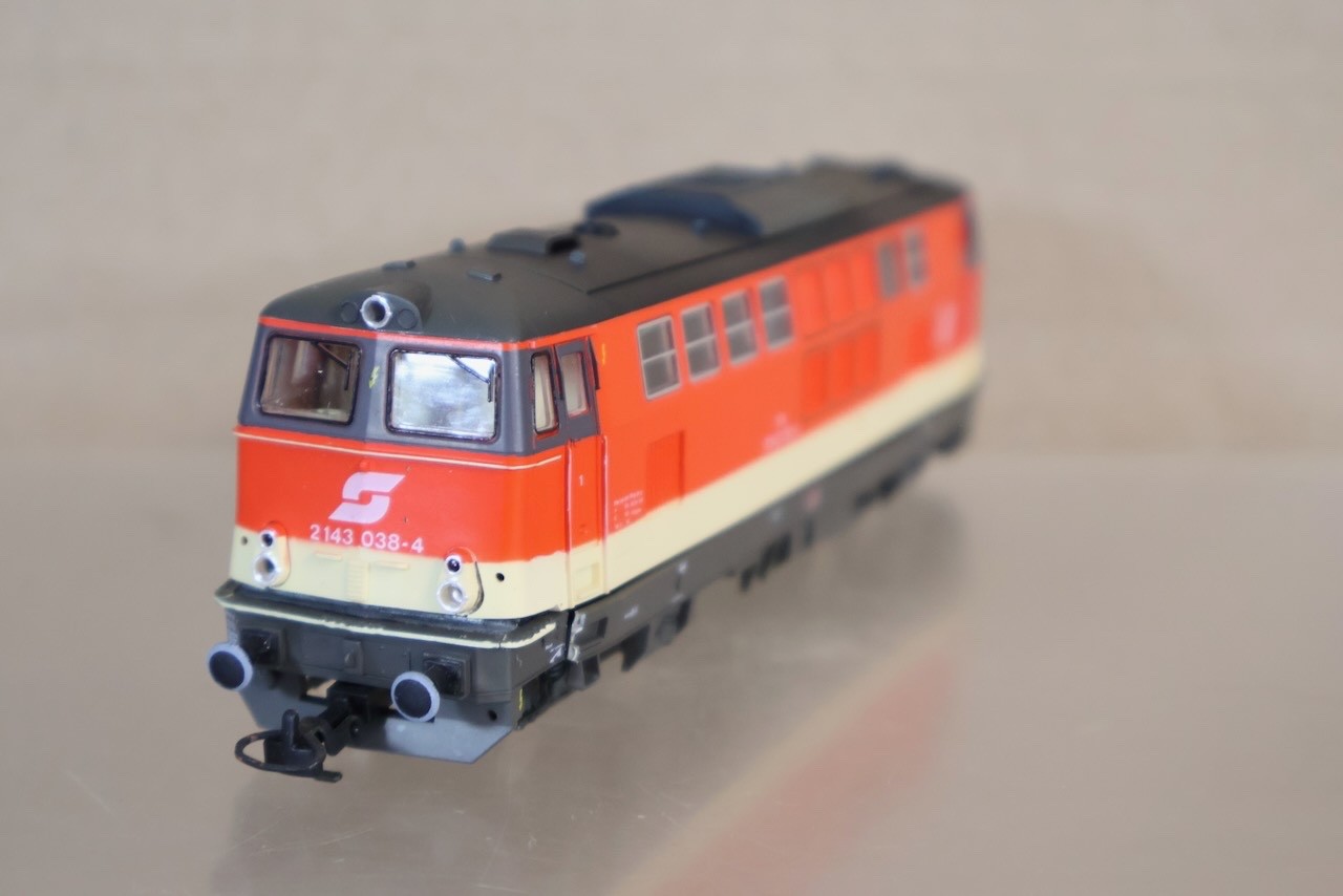 KLEIN MODELLBAHN OBB ÖBB CLASS BR 2143 038-4 DIESEL LOCOMOTIVE om