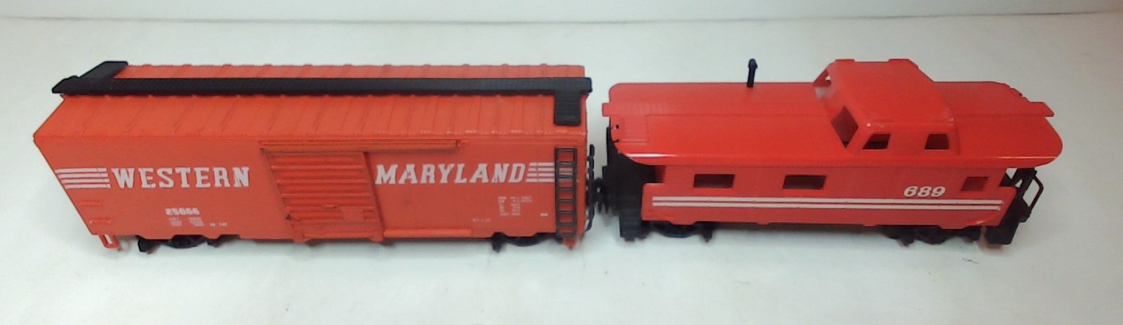 Western Maryland HO 0-6-0 Loco 1203, Tender, Boxcar, 2 Gondolas, Caboose (TG055)
