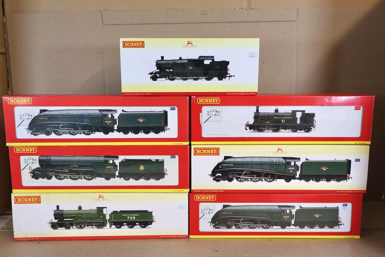 HORNBY EMPTY MODERN LOCOMOTIVE BOX PICK from LIST oj