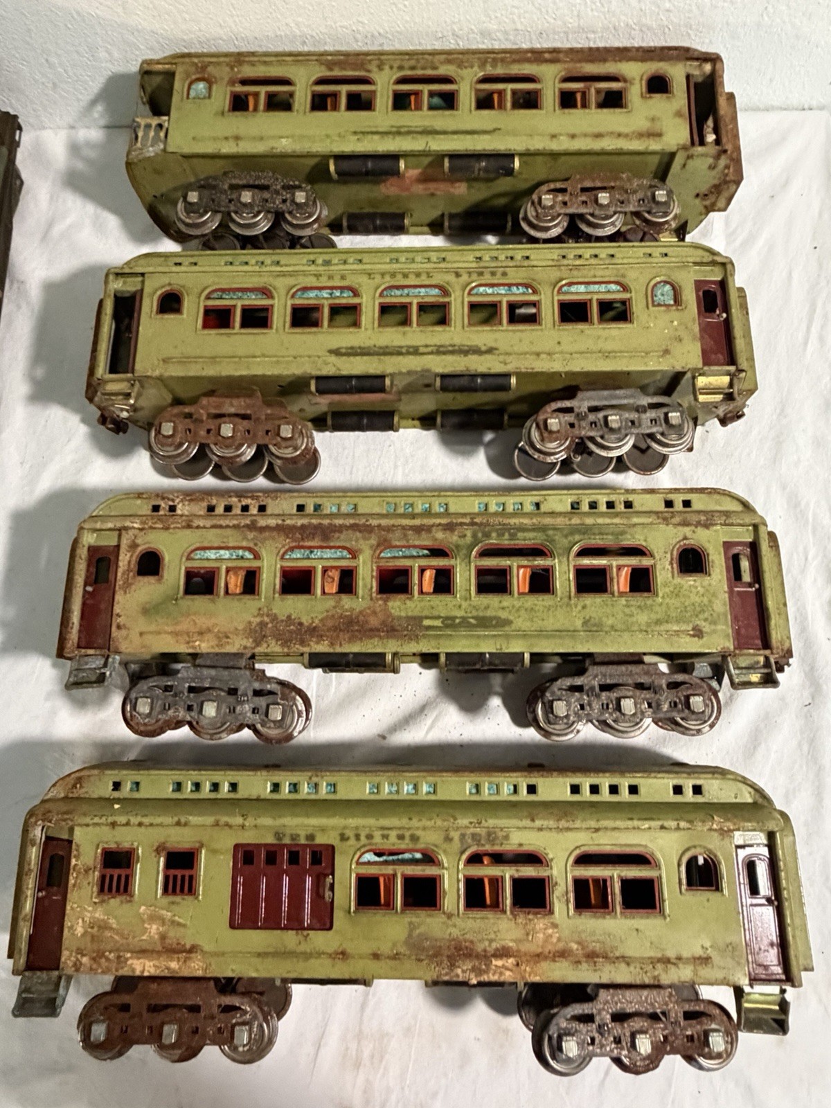 Lionel 408E State Set Pre War JOB LOT Loco Standard Gauge + Extras READ!! AS IS