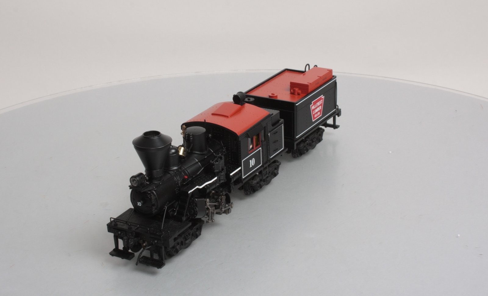 MTH 20-3039-1 O Gauge Hill Crest Lumber Co. Climax Logging Locomotive #10 w/PS2