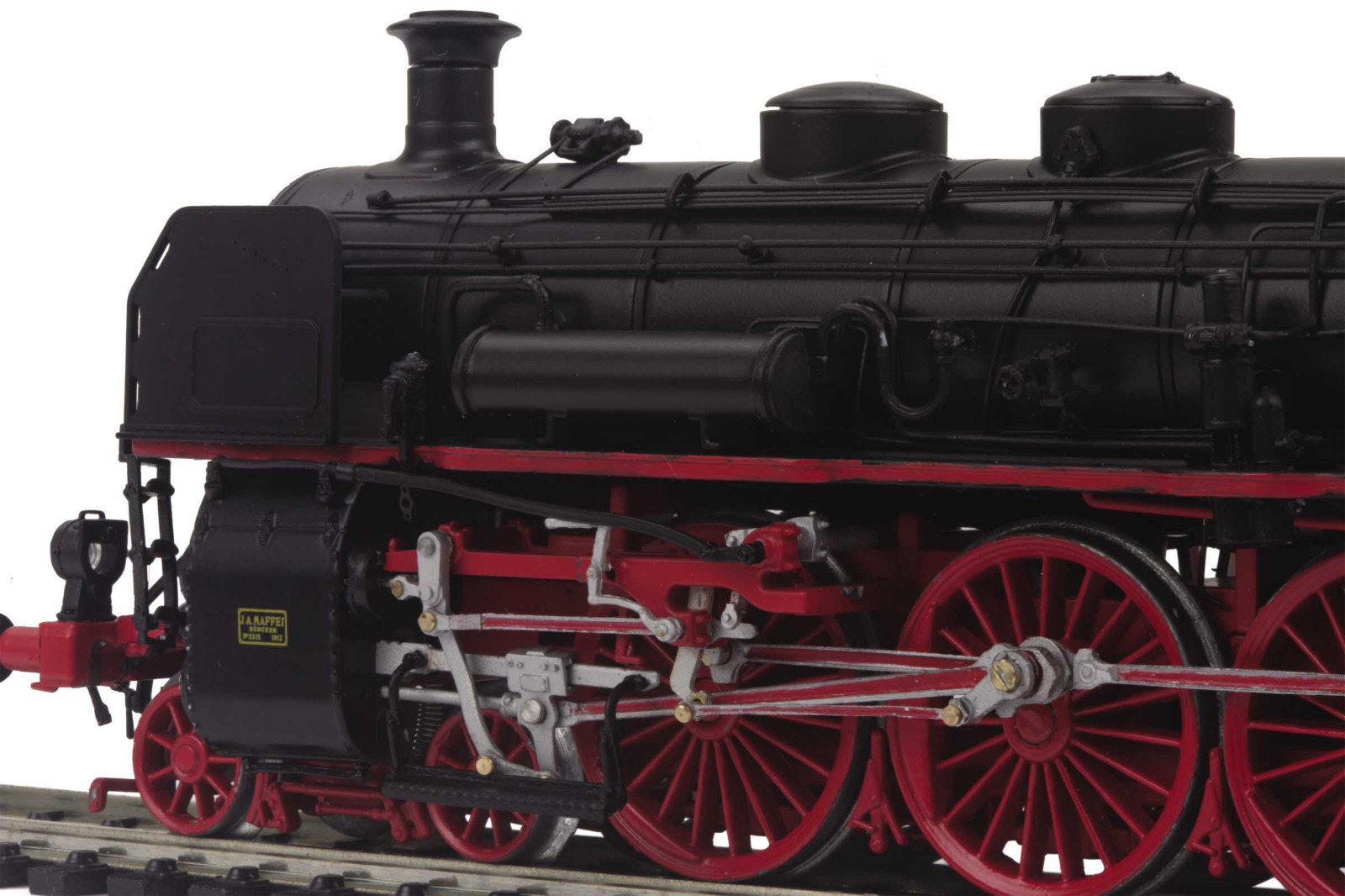 HO MTH Die-Cast Class 18.4 3 Rail AC Steam Engine w/DCC, Sound, Smoke 80-3217-5