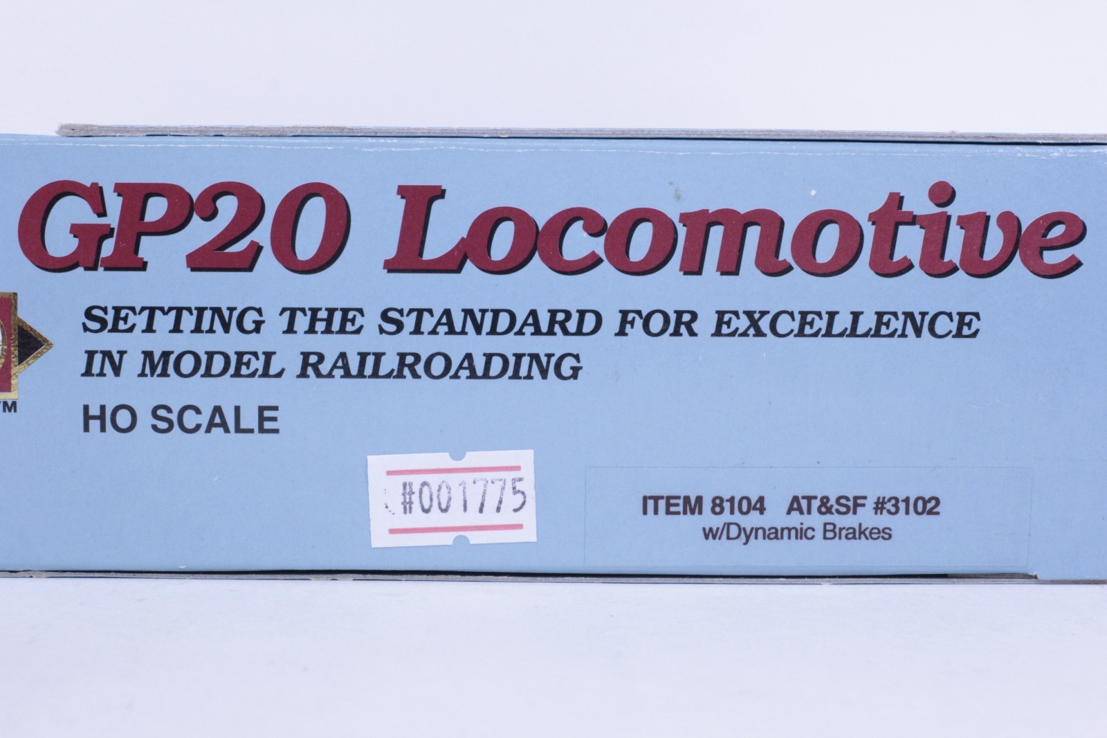 Proto 2000 HO Scale Santa Fe #3102 GP20 DC Powered Locomotive New Gears