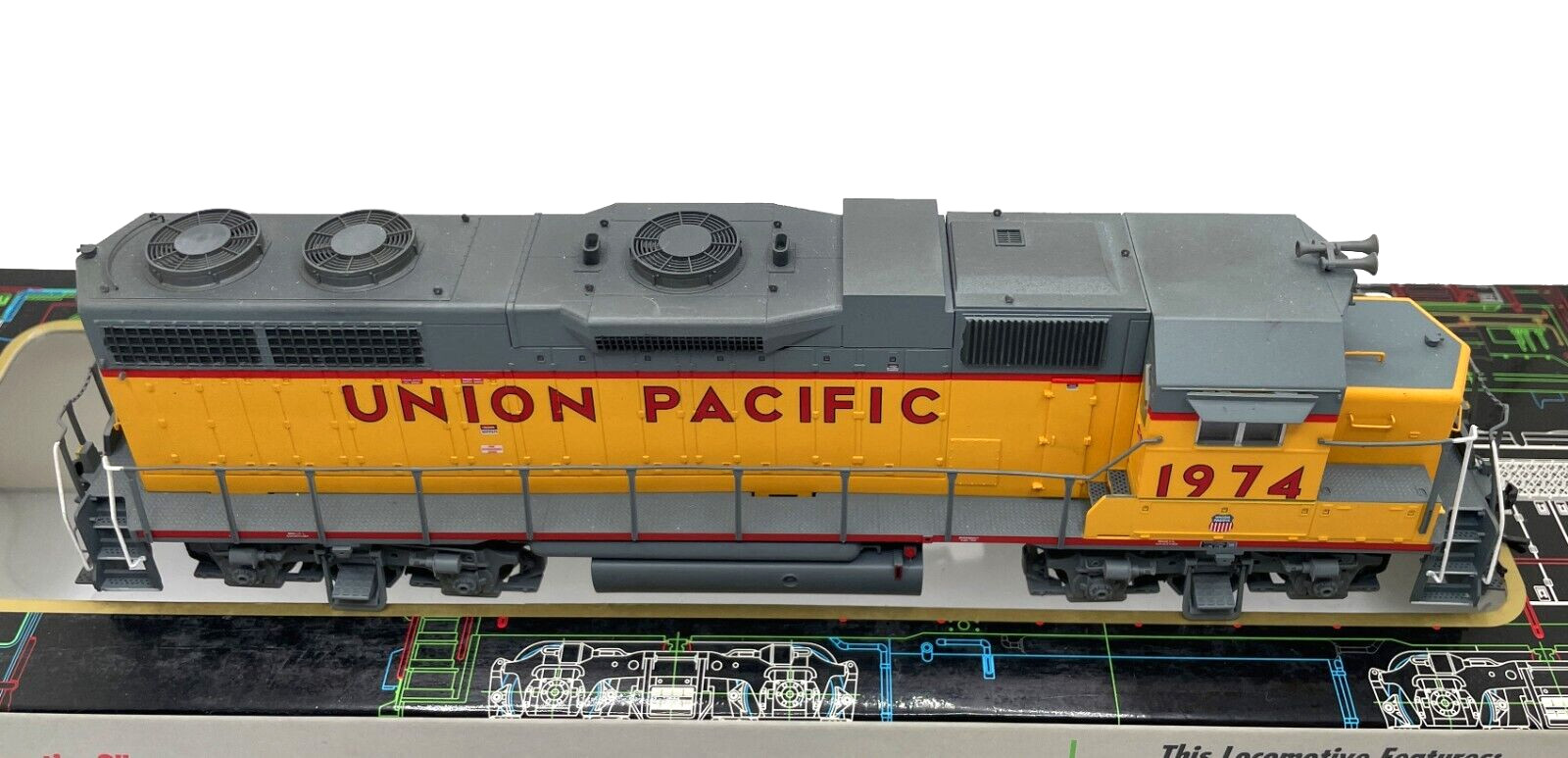 HO ATLAS 8997 MASTER GP-38 UNION PACIFIC UP # 1974 DC DCC DUAL MODE DECODER