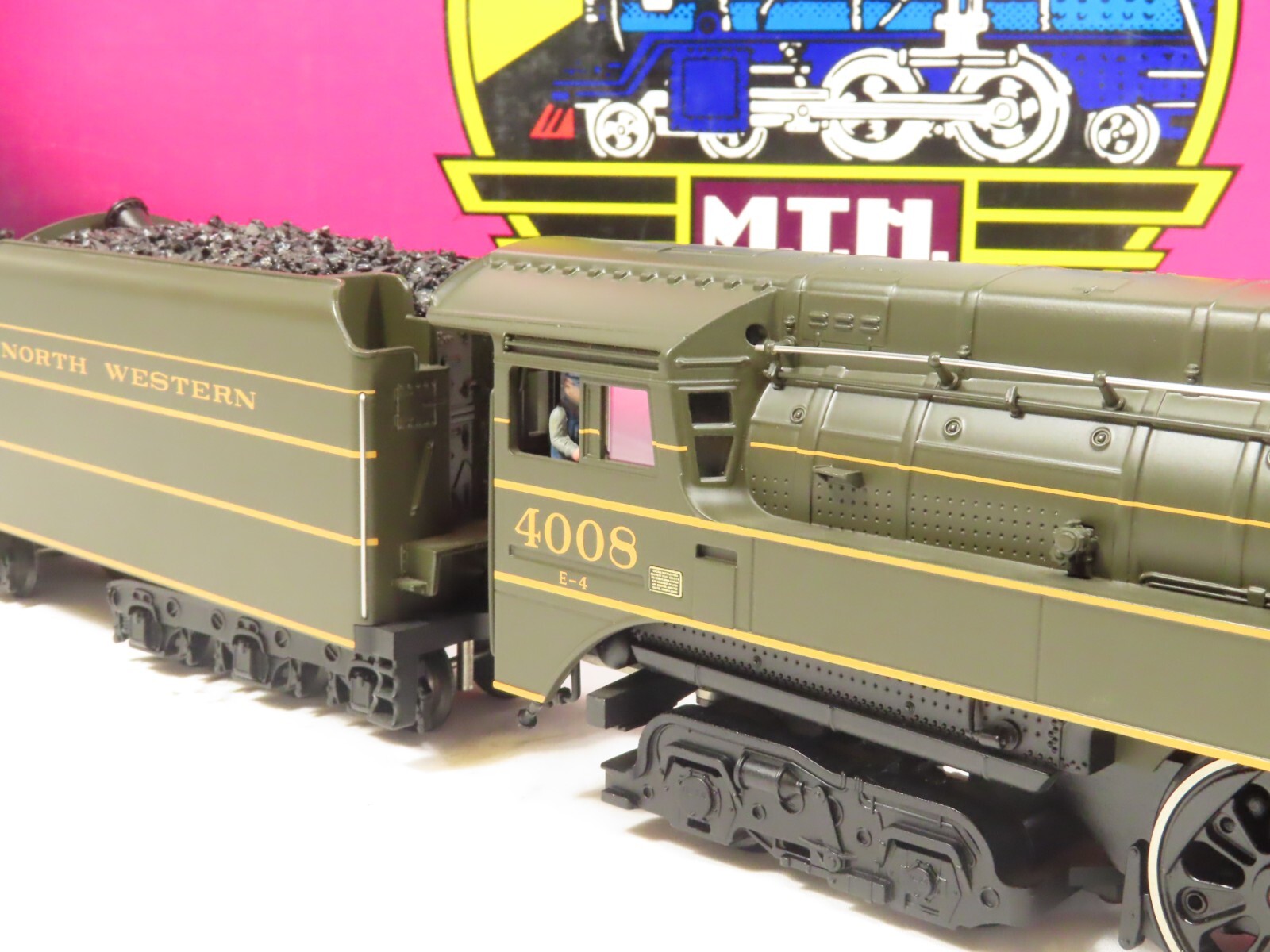 MTH 20-3034-1 Chicago Northwestern Scale E-4 Hudson Loco W/Protosound LN