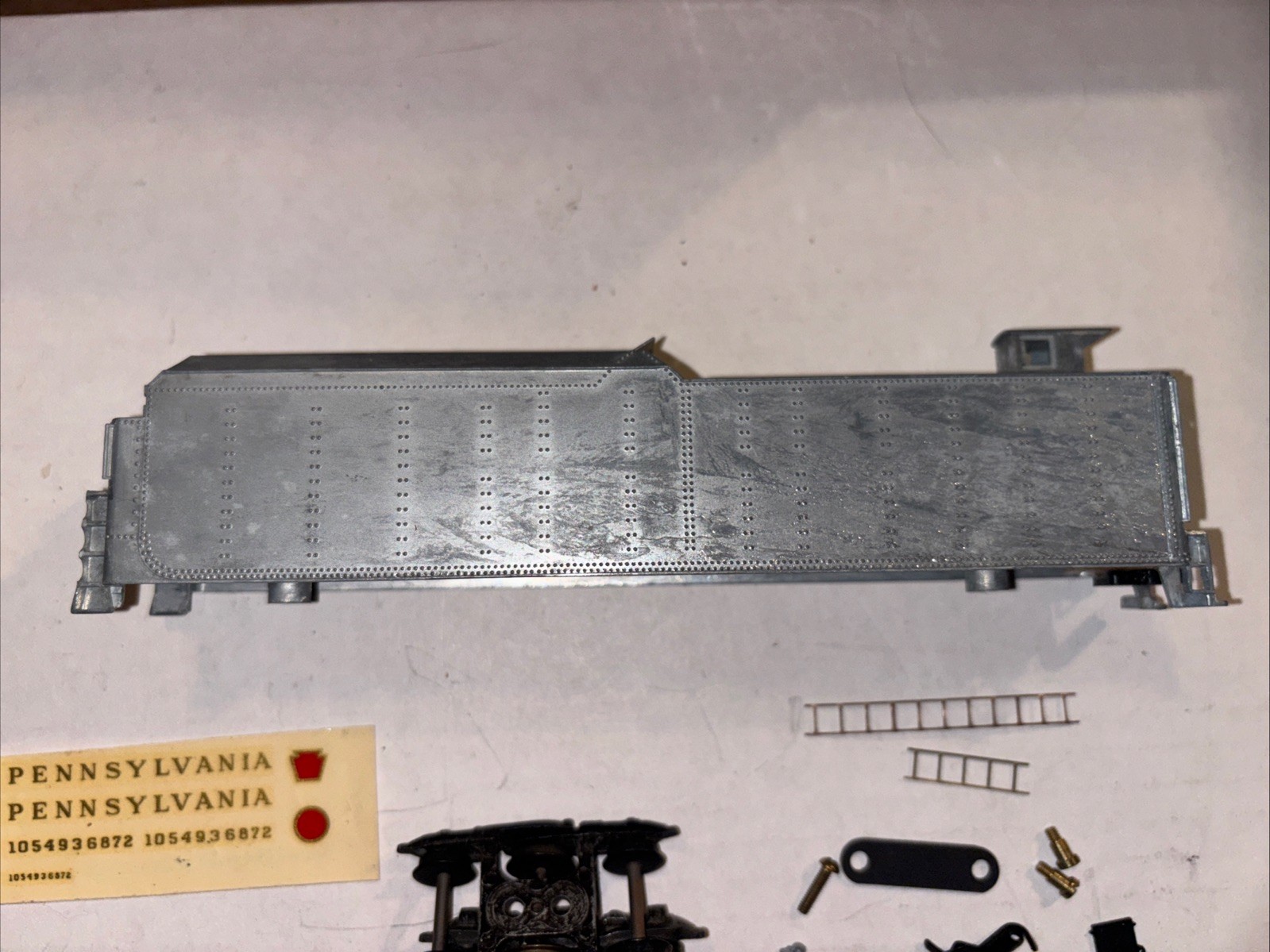 Bowser PRR HO Long Haul Die Cast Tender For I1 Decapod 2-10-0 Steam Locomotive