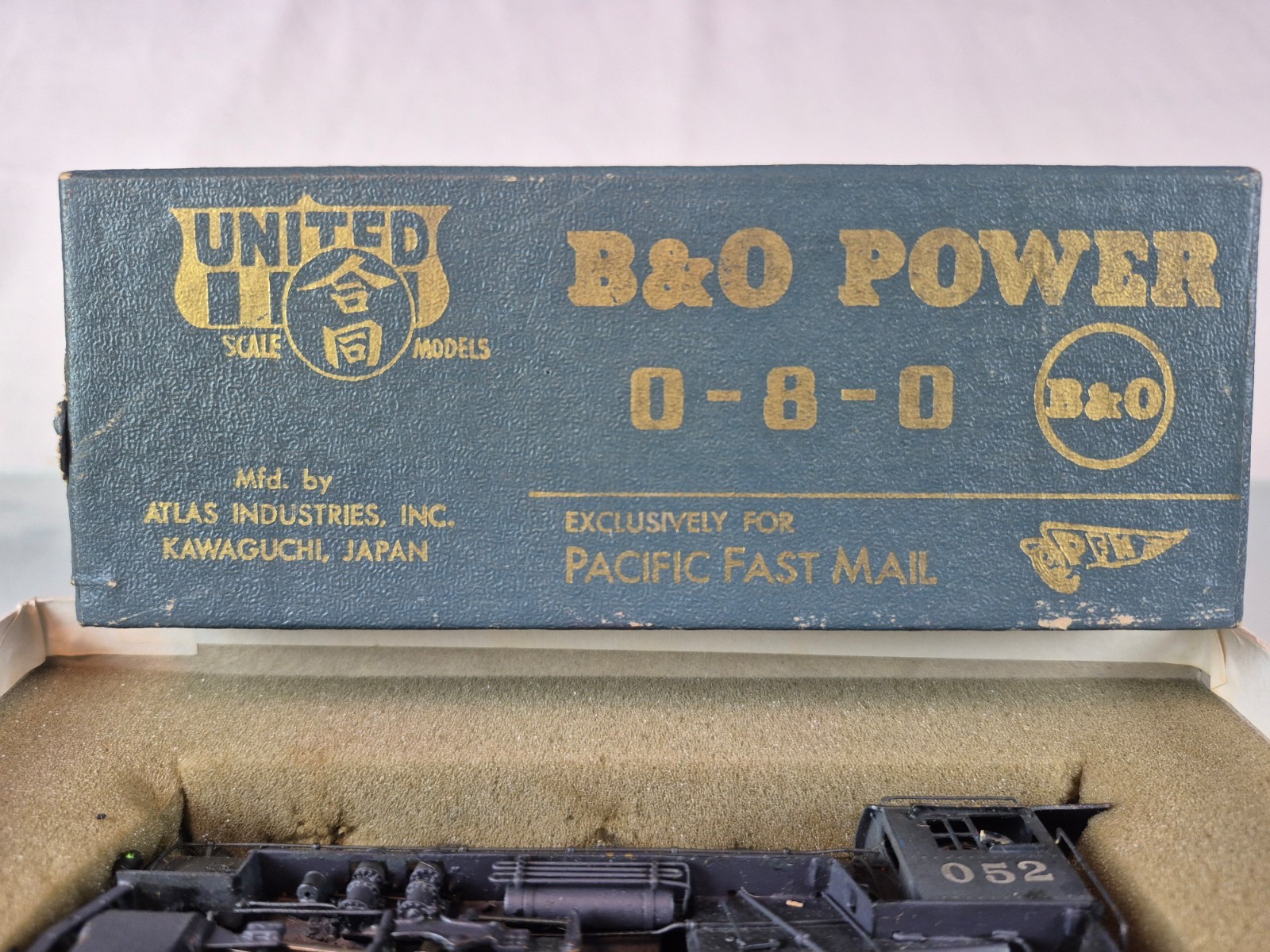 HO BRASS PFM UNITED B&O POWER 0-8-0