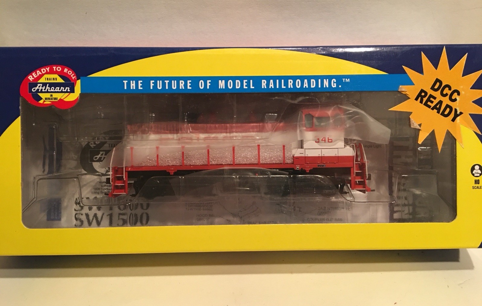 HO Athearn RTR 96733 Frisco SW1500 Switcher Diesel Locomotive SLSF #346