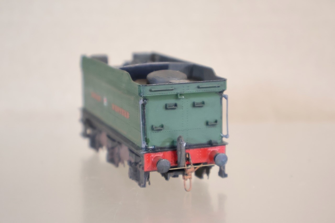 AIRFIX REPAIR KIT BUILT WEATHERED TENDER DRIVE for GWR 4-6-0 KING CLASS LOCO op