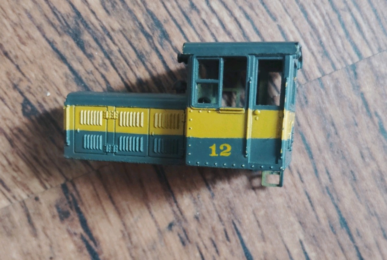 See description HOn30 Scale Plymouth Narrow Gauge Diesel Locomotive #12